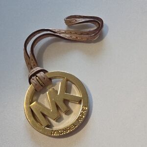 Michael Kors Gold Emblem with Tan Strap